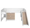 Cama Infantil Reus - Blanco y Roble