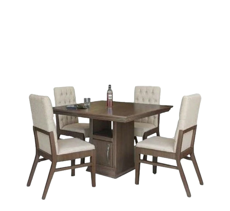 Comedor 4 Sillas Moscu - Capuchino