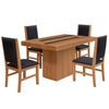 Comedor 4 Sillas Eleonora - Parota