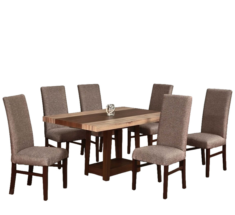 Comedor  6 Sillas Laurie - Tabaco