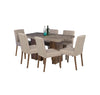 Comedor 6 Sillas Nostan - Roble/Concreto