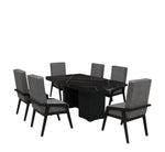 Comedor 6 Sillas Rusia - Negro