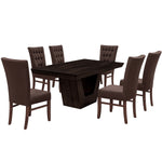 Comedor 6 Sillas Altea - Chocolate