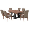 Comedor 6 Sillas Noruega - Nogal