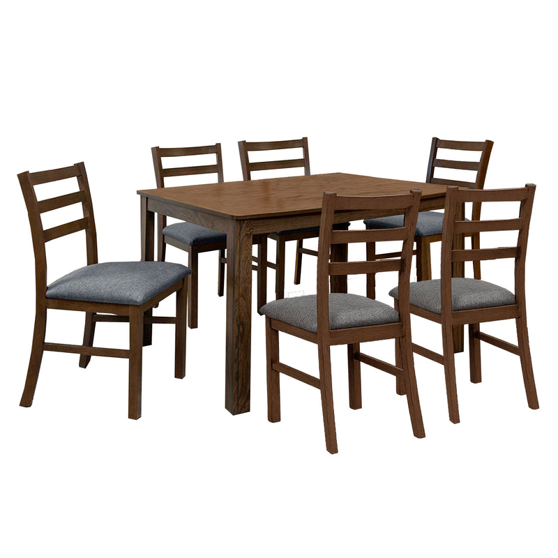 Comedor 6 Sillas Varese - Nogal