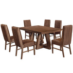 Comedor 6 Sillas Zafira - Nogal