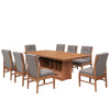 Comedor 8 Sillas Ambar - Nogal