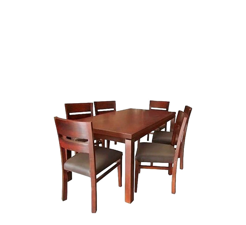 Comedor Australia 6 Sillas - Nogal Obscuro