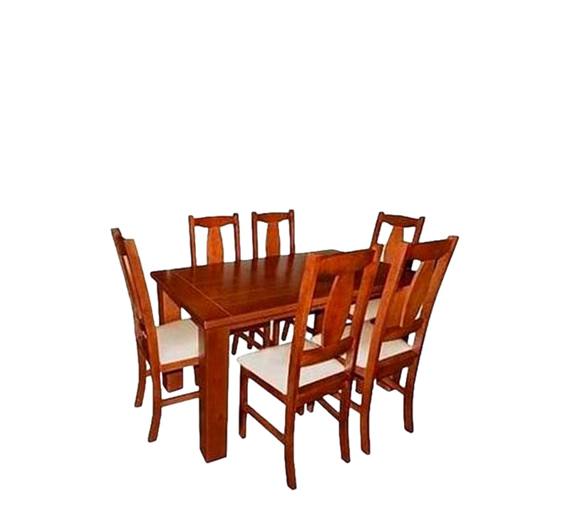 Comedor San Marcos 6 Sillas - Nogal Claro