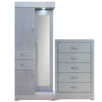 Recamara King Size Ozuela - Gris