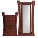 Recamara King Size Roig - Nogal
