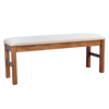 Comedor 4 Sillas 1 Banca Nostan - Roble/Concreto