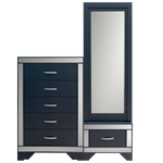 Recamara King Size Cristal - Gris