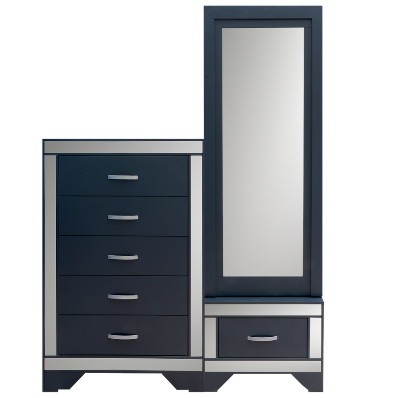 Recamara King Size Cristal - Gris