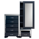 Recamara King Size Cristal - Gris