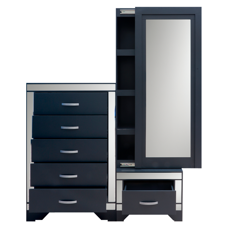 Recamara King Size Cristal - Gris
