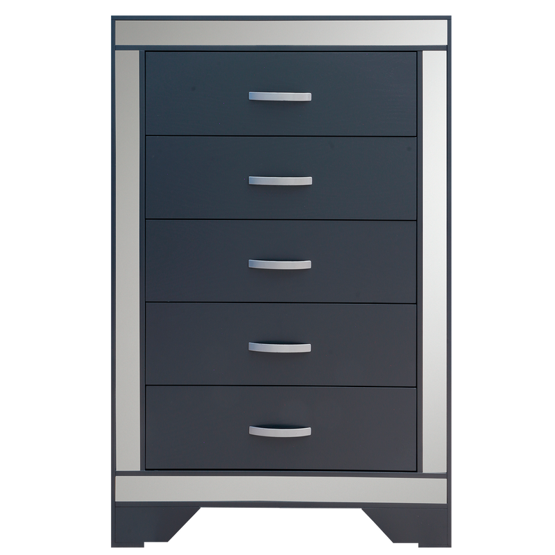 Recamara King Size Cristal - Gris