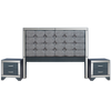 Recamara King Size Cristal - Gris