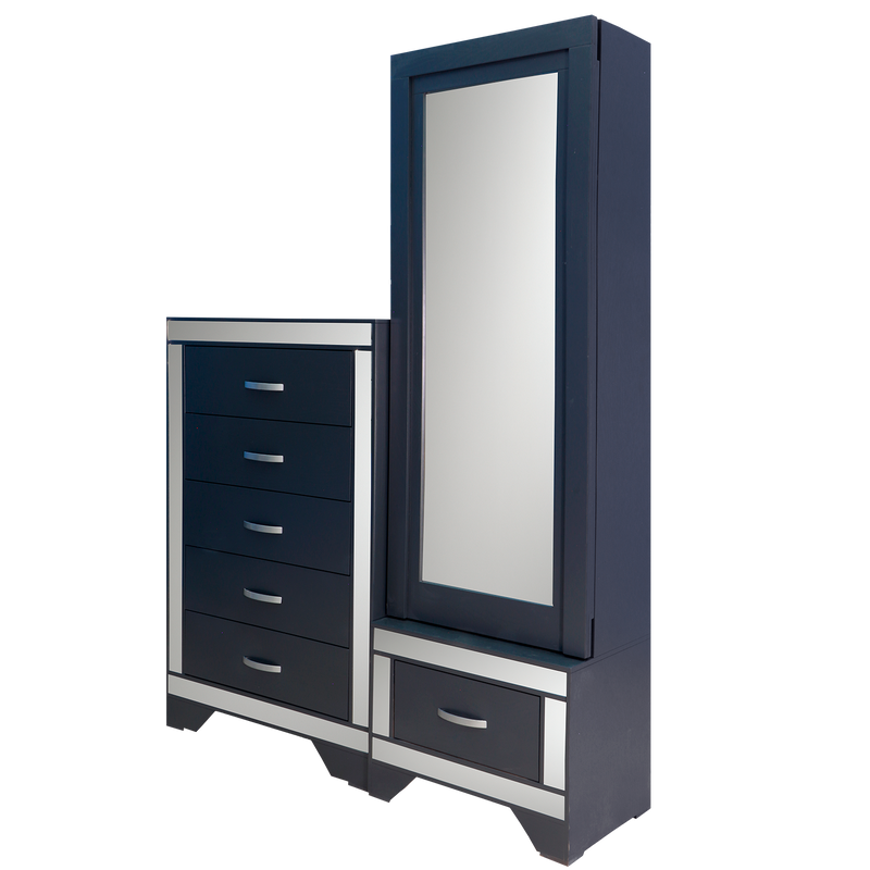 Recamara King Size Cristal - Gris