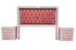 Recamara King Size Melany - Rosa