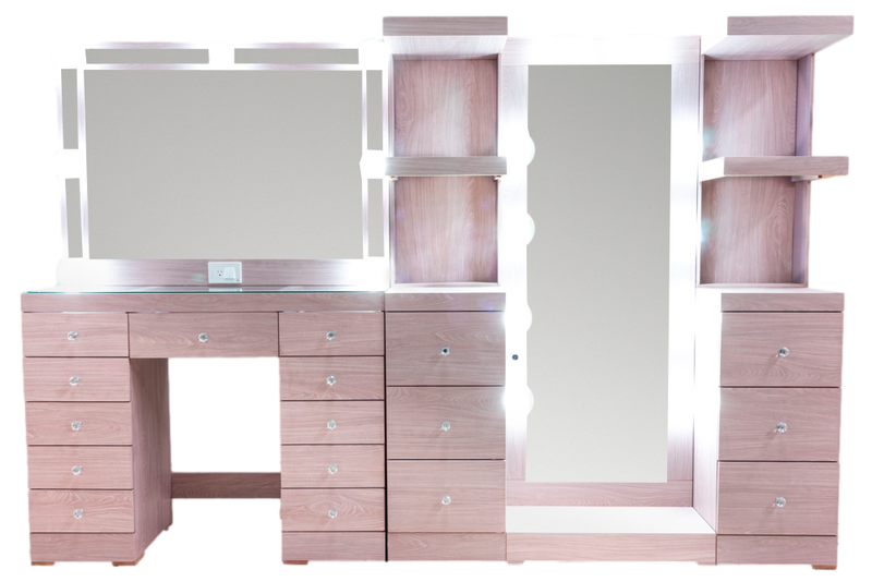 Recamara King Size Melany - Rosa