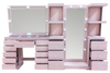 Recamara King Size Melany - Rosa