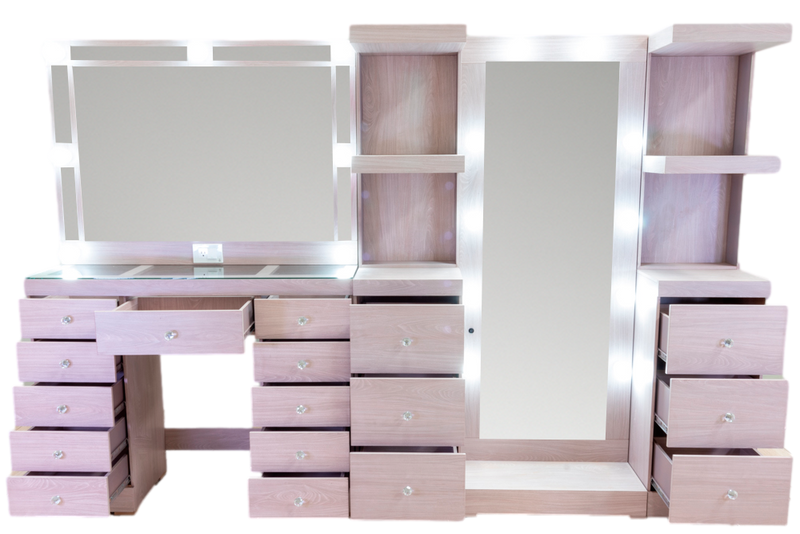 Recamara King Size Melany - Rosa
