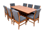 Comedor 8 Sillas Ambar - Nogal