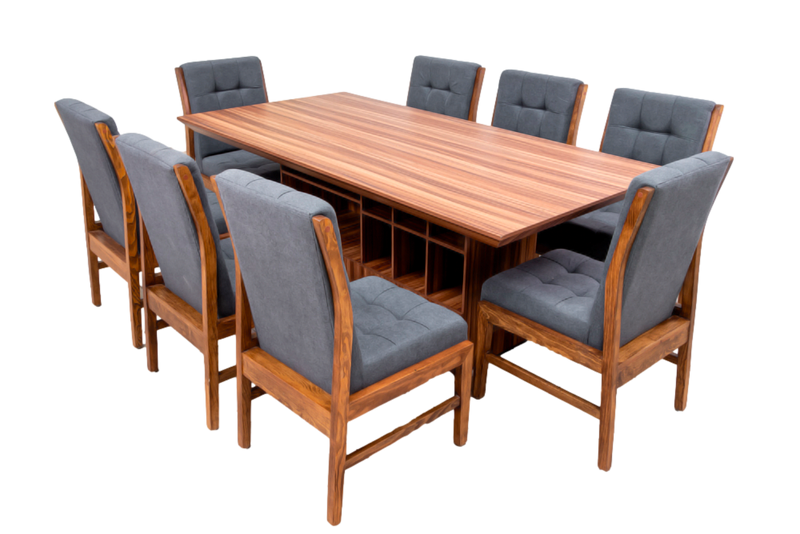 Comedor 8 Sillas Ambar - Nogal