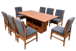 Comedor 8 Sillas Ambar - Nogal