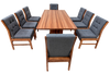 Comedor 8 Sillas Ambar - Nogal