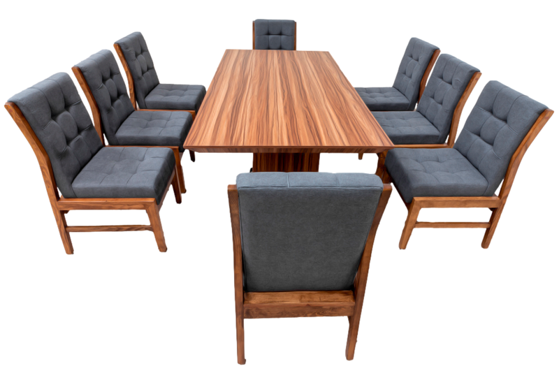 Comedor 8 Sillas Ambar - Nogal