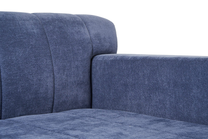 Sala Chaise Lounge Derecha Runa - Azul