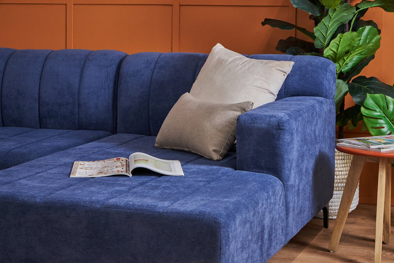 Sala Chaise Lounge Derecha Runa - Azul