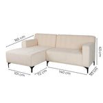 Sala Chaise Lounge Izquierdo Roselia - Beige