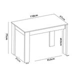 Mesa de Comedor Juno 2 - Blanco