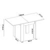 Mesa de Comedor Extensible Tivoli - Blanco