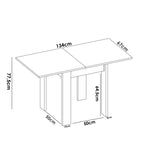 Mesa de Comedor Extensible Tivoli - Blanco