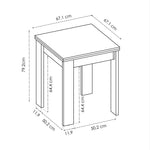 Mesa de Comedor Extensible Tivoli - Natural