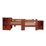 Litera 2 Camas Individuales Andy - Nogal
