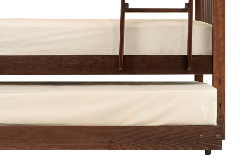 Litera Alabama 3 Camas Individuales - Chocolate