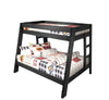 Litera Wisconsin 1 Cama Individual Y 1 Cama Matrimonial - Chocolate
