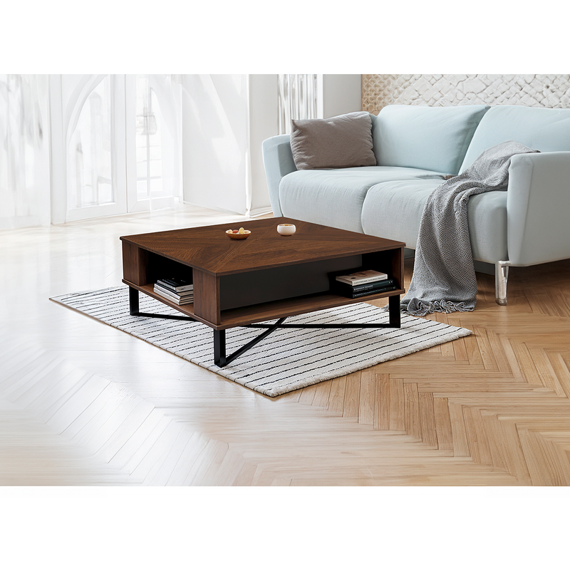 Mesa de Centro Cuadrada Malena - Castana