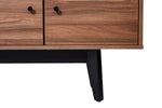 Mesa de TV Lior - Nogal y Negro