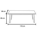Mesa de Centro Kenzie - Nogal