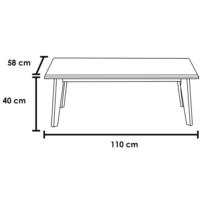 Mesa de Centro Kenzie - Nogal