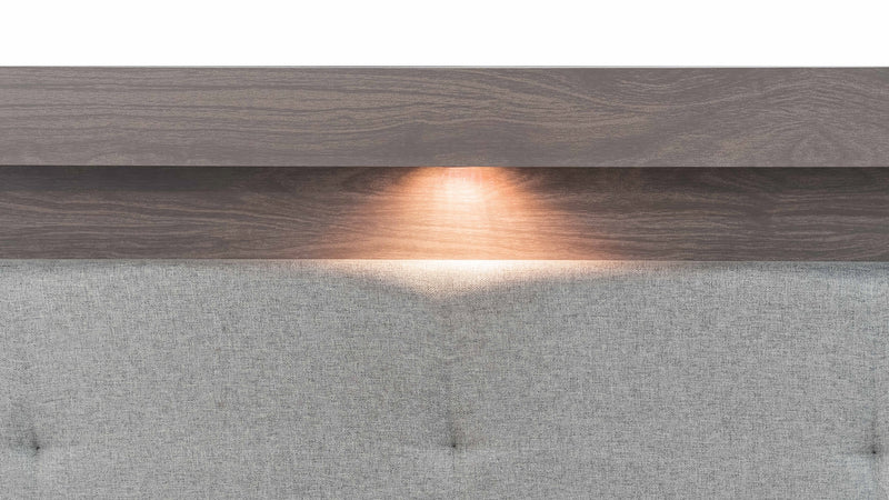 Recamara KS 4 Piezas Aurora Sin Espejo - Gris