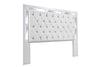 Recamara KS 4 Piezas Emilia Sin Espejo - Blanco y Plata