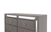 Recamara KS 4 Piezas Emilia Sin Espejo - Gris