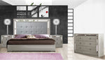 Recamara KS 4 Piezas Emilia Sin Espejo - Gris